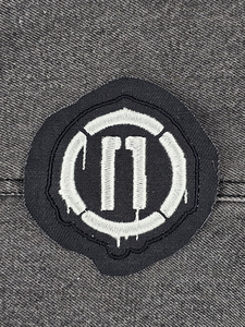 Pornofilmi band circle logo embroidered patch (3 foto / 3)