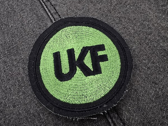 Нашивка с вышивкой UKF drum and bass