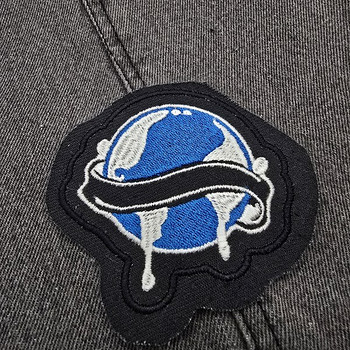Liquicity drum and bass embroidered patch