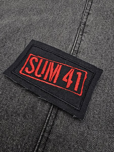 Вышитая нашивка Sum 41 (2 фото из 3)