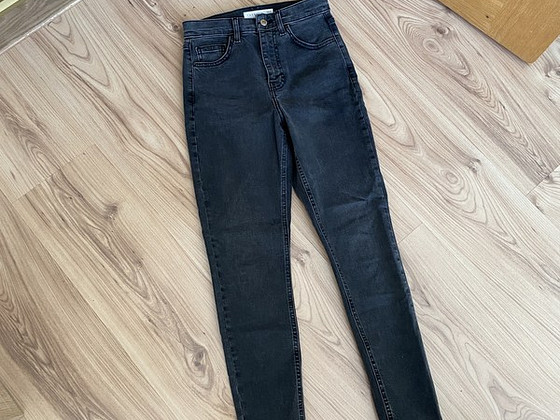 Topshop jamie high rise jeans in washed black w25L30 1 kord