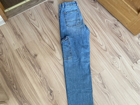 Bershka cargo puuvillane teksad suurus 32,1 kord kantud