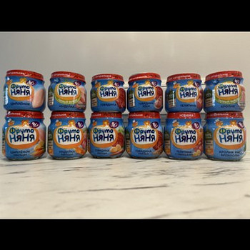 Мясное пюре фирмы Фрутоняня