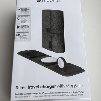 Mophie 3in1 Travel Charger with Magsafe , Black