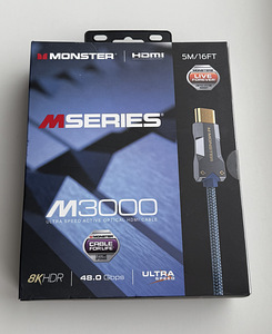 Monster Cable HDMI 2.1 M3000 UHD 8K , 5m (1 фото из 4)