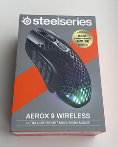 SteelSeries Aerox 9 Wireless Optical Mouse , Black (1 foto / 5)