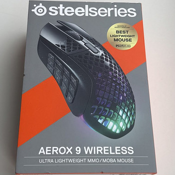SteelSeries Aerox 9 Wireless Optical Mouse , Black