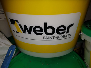 Weber.pas 481, белый AquaBalance 1,5мм K силиконовая штукату (1 фото из 2)