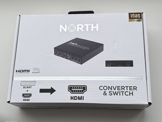 NORTH SCART+HDMI to HDMI HD Converter and Switch Black
