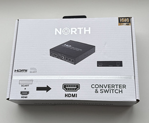 NORTH SCART+HDMI to HDMI HD Converter and Switch Black (1 foto / 2)
