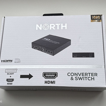 NORTH SCART+HDMI to HDMI HD Converter and Switch Black