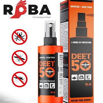 Средство от комаров и клещей DEET 50 спрей 50 мл. Экстра сил