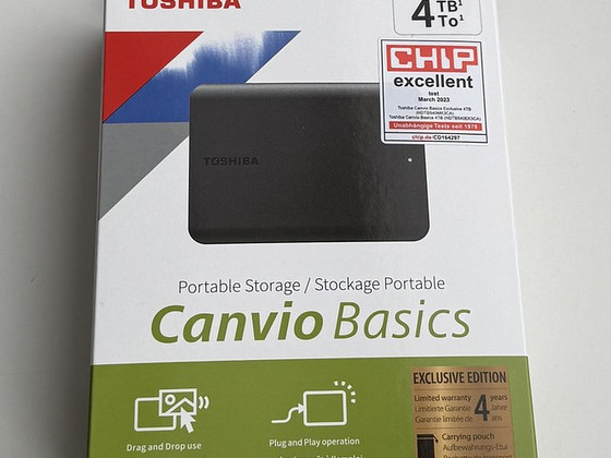 Toshiba Canvio Basics 4TB , Black