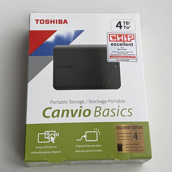 Toshiba Canvio Basics 4TB , Black
