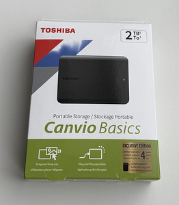 Toshiba Canvio Basics 2TB , Black (1 foto / 5)