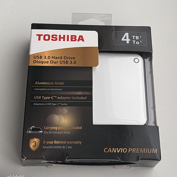 Toshiba Canvio Premium 4TB, USB 3.0 , Silver
