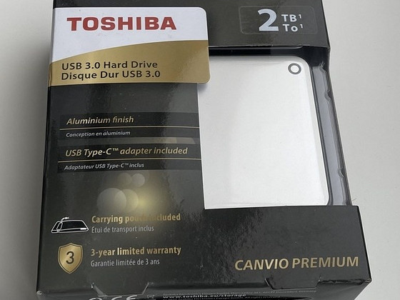 Toshiba Canvio Premium 2TB USB 3.0 , Silver