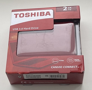 Toshiba Canvio Connect II 2TB USB 3.0 , Red (1 foto / 2)