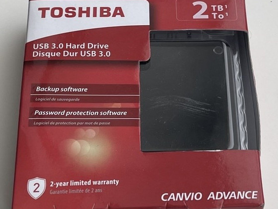Toshiba Canvio Advance 2TB USB 3.0 , Black