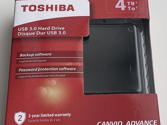 Toshiba Canvio Advance 4TB USB 3.0 , Black