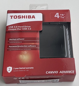 Toshiba Canvio Advance 4TB USB 3.0 , Black (1 foto / 2)
