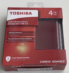 Toshiba Canvio Advance 4TB USB 3.0 , Red (1 фото из 2)