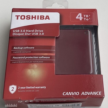 Toshiba Canvio Advance 4TB USB 3.0 , Red