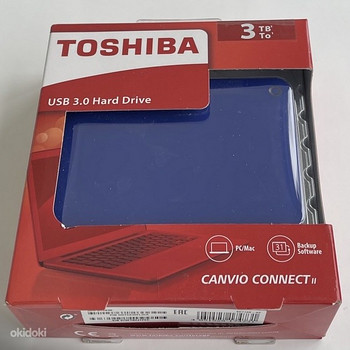 Toshiba Canvio Connect II 3TB USB 3.0 , Blue