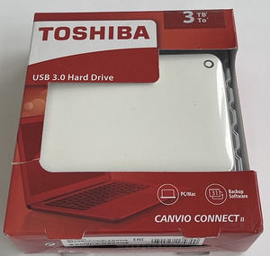 Toshiba Canvio Connect II 3TB USB 3.0 , White (1 foto / 2)