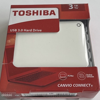 Toshiba Canvio Connect II 3TB USB 3.0 , White