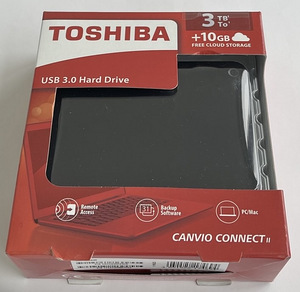 Toshiba Canvio Connect II 3TB USB 3.0 , Black (1 foto / 2)