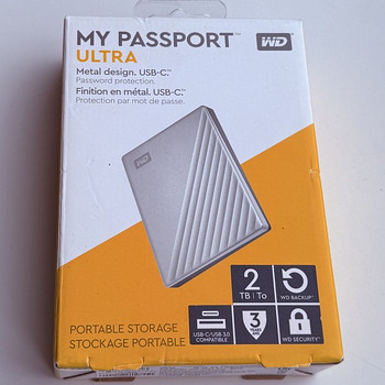 Western Digital WD My Passport Ultra 2TB USB-C 3.0 , Silver