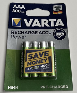 Varta AA / AAA / D 200/800/1000/2100/2600/3000 mAh (6 foto / 8)