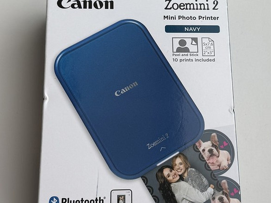 Canon Zoemini 2 Mini Photo Printer , Navi / Pearl White
