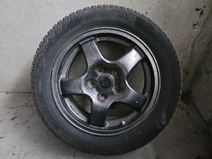 Nissan gtr skyline forged wheels w/studded winter tires,TPMS (1 foto / 10)