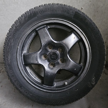 Nissan GTR skyline forged wheels w/studded winter tires,TPMS