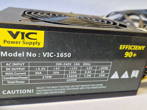 Toiteplokk (PSU) VIC-1650, Yorjim LY-1800K, Zumax ZU-1850W