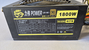 Блок питания (PSU) 1800w, 1600w (1 фото из 10)