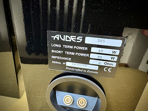 Audes 305 riiulikõlarid (5 foto / 5)