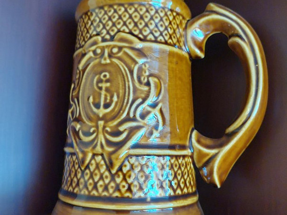 Пивная кружка с якорем
