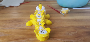 Figur "Banaanidraakon" – käsitöö, PLA plastik (4 foto / 4)