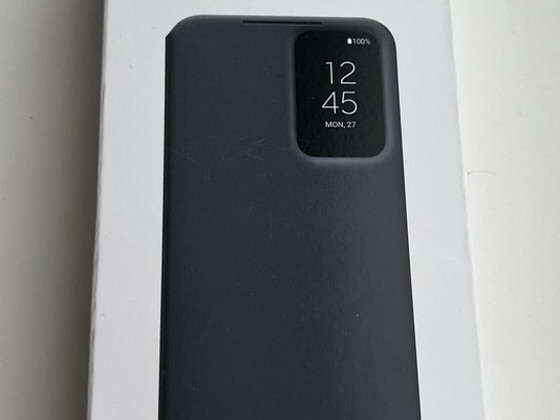 Samsung Galaxy S23 Smart View Wallet Case , Black / Green