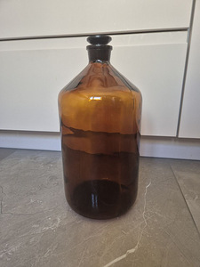 Klaaspudel 5 l alkohol - 2tk (2 foto / 3)