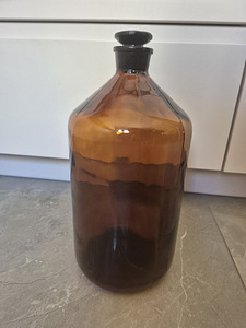 Klaaspudel 5 l alkohol - 2tk (3 foto / 3)