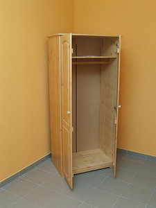 2 durvju drēbju skapis, 2 door wardrobe (FM0166) (1 foto no 2)