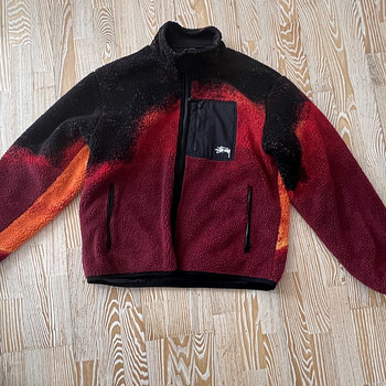 Stussy Sherpa Reversible Jacket - Lava