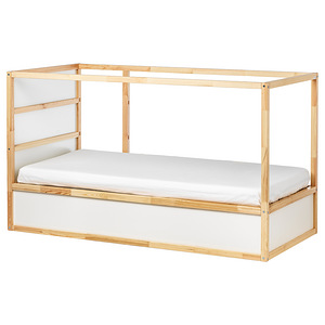 KURA Ümberpööratav lastevoodi IKEA + madrats + voodikardin (4 foto / 5)