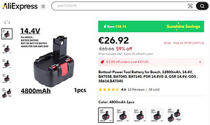 Akutrell akukruvikeeraja trell Bosch PSR 14.4 (9 foto / 9)