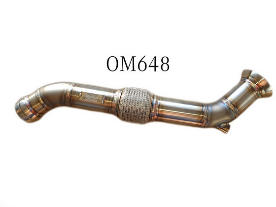 Downpipe Mercedes w211 + om648 / väljalaskesüsteemide ehitus