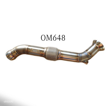 Downpipe для Mercedes w211 + om648 / изготовление выхлопных